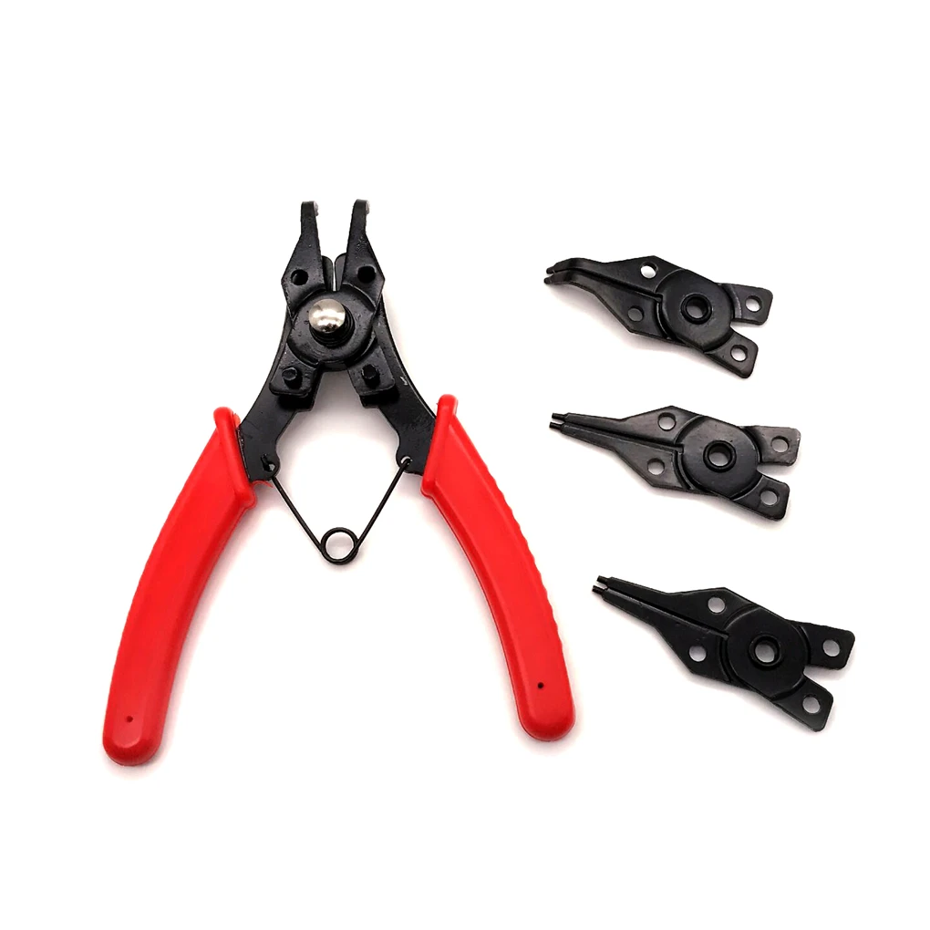 

4 IN 1 Multifunctional Snap Ring Pliers Multi Tools Multi Crimp Tool Internal External Ring Remover Retaining Circlip Pliers