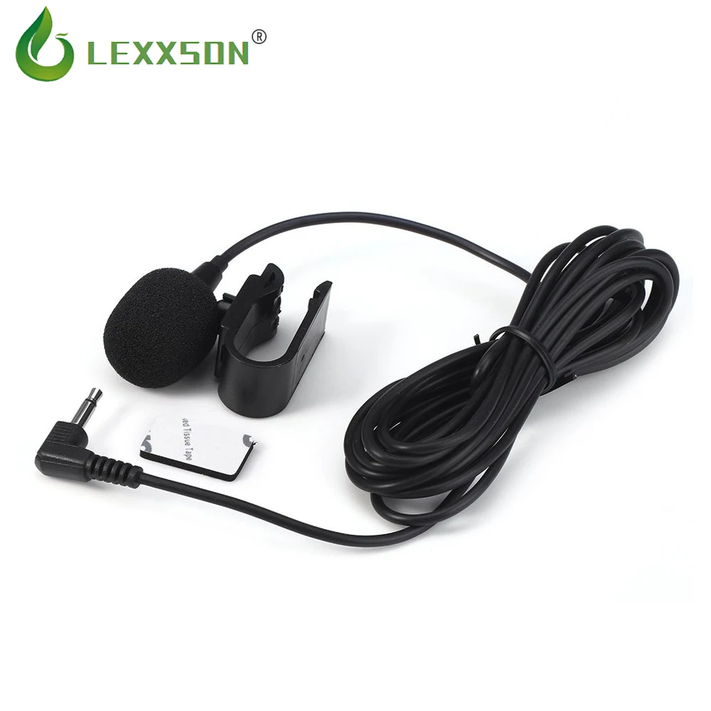 

Lexxson 3.5mm Jack Plug Mic Stereo Mini Wired External Microphone Professionals Car Audio Microphone for Auto DVD Radio 3m Long