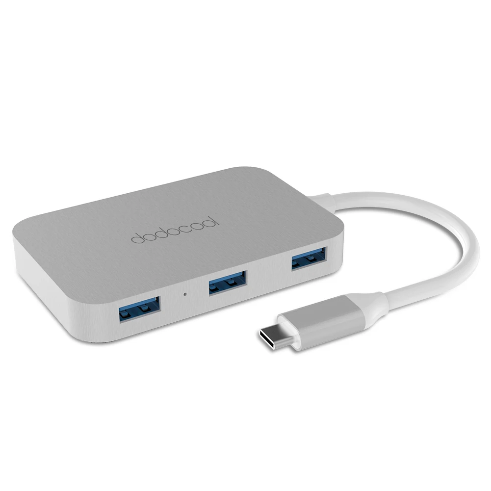 Dodocool алюминиевый концентратор USB 3,0 type C на 4 порта с выходным портом HDMI USB-C-HDMI концентратор 4K HD для MacBook Pro Google Chromebook