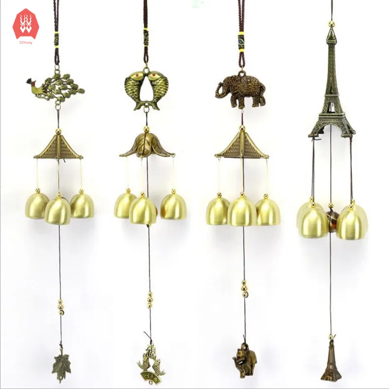 Buy Antique Feng Shui Lucky Wind Chimes Bronze Copper