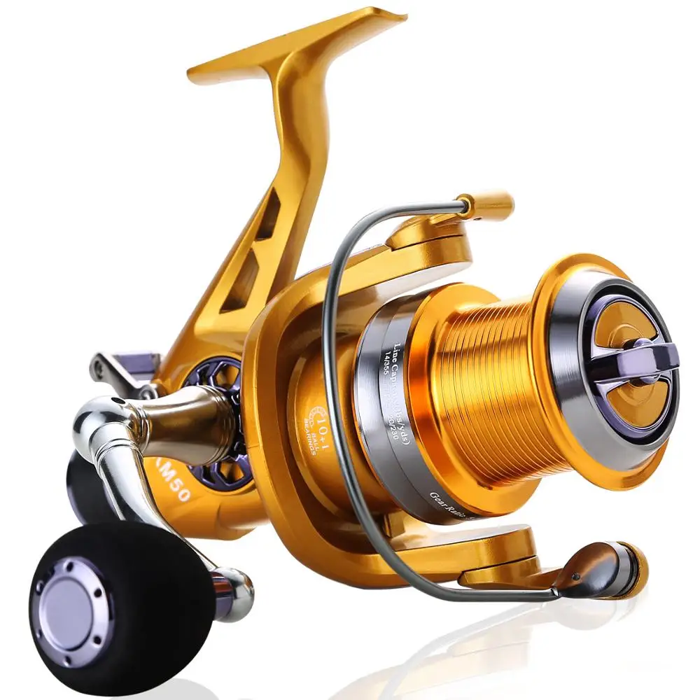Sougayilang 11 + 1BB الكارب الصيد بكرة اليد اليسرى اليمنى للتبادل CFishing لفائف بكرة 11 + 1BB تغذية الكارب بكرة