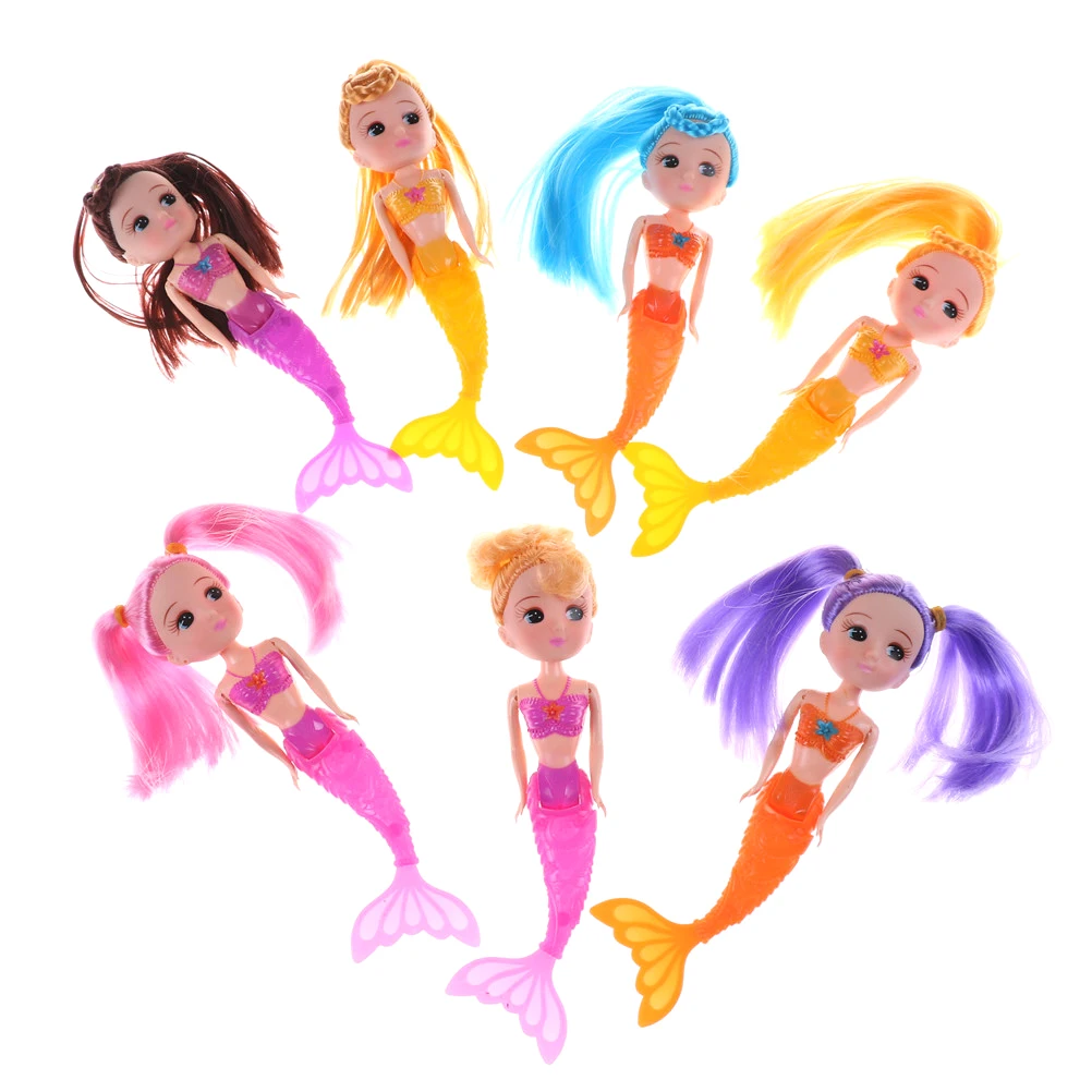 

TOYZHIJIA 1pcs Birthday Gifts for Anime Bath Toys Baby Girl Toy Fashion Kids Mermaid Princess Dolls Sea maid Girls Toys