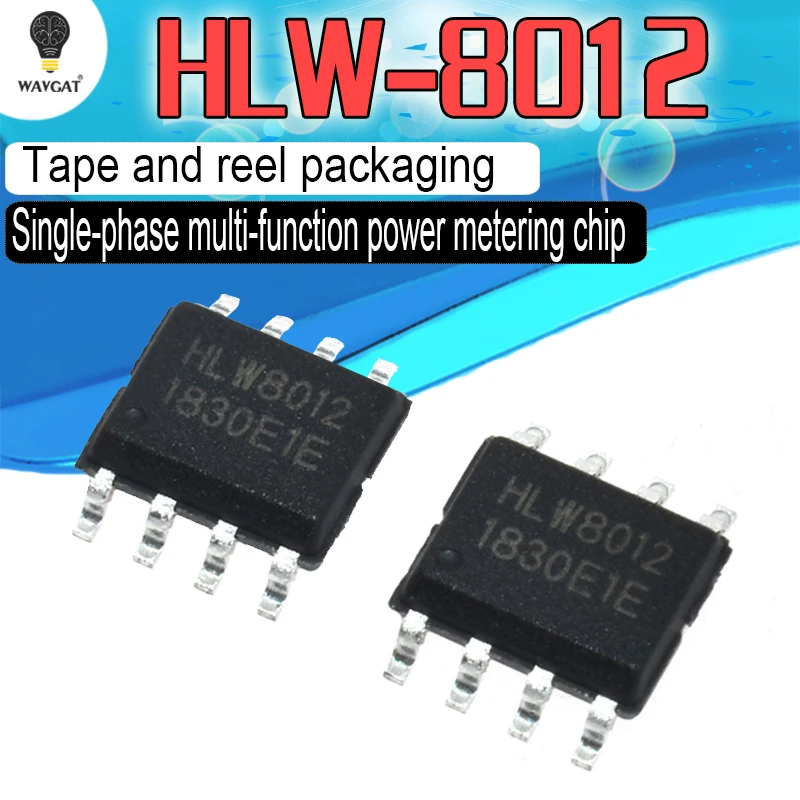 HLW8012 SOP8 8012 SOP новый оригинальный однофазный многофункциональный измеритель