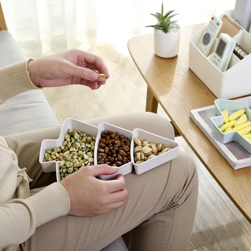 

New Dry Fruit Jewelry Storage Tray 1 PC Shape Creative Shape Perfect for Seed Nuts and Dry Fruit Kitchen Organizer Storage Box