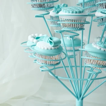 

Tiffany blue dessert table 13 fork snack Wedding creative dessert furnishing articles