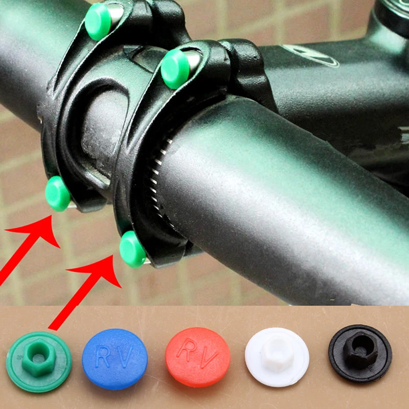

5pcs MTB Bike Aheadset Stem Screw Cap Mountain Bike Road Bike Foldable Bicycle Hexagon Screws Cap Cycling Accessories