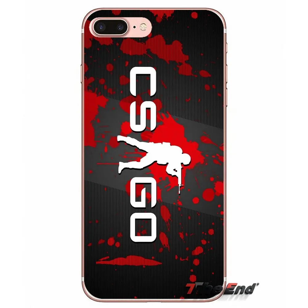 Чехол для Apple iPhone X 4 4S 5 5S SE 5C 6 6S 7 8 Plus 6Plus 7plus 8plus Fundas Coque counter strike CS GO плакат с изображением оружия мягкий чехол