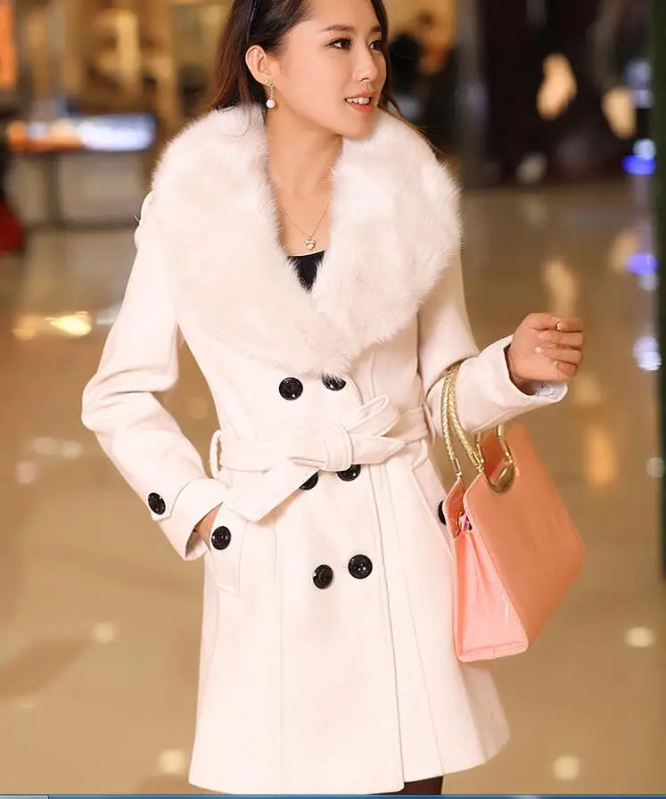 5xl Noir 2017 Automne fuchsia Manteaux Femmes Hiver rouge Plus Veste D'hiver or Manteau blanc Fourrure De gris La kaki Femme Avec Taille r6Zwq0r1