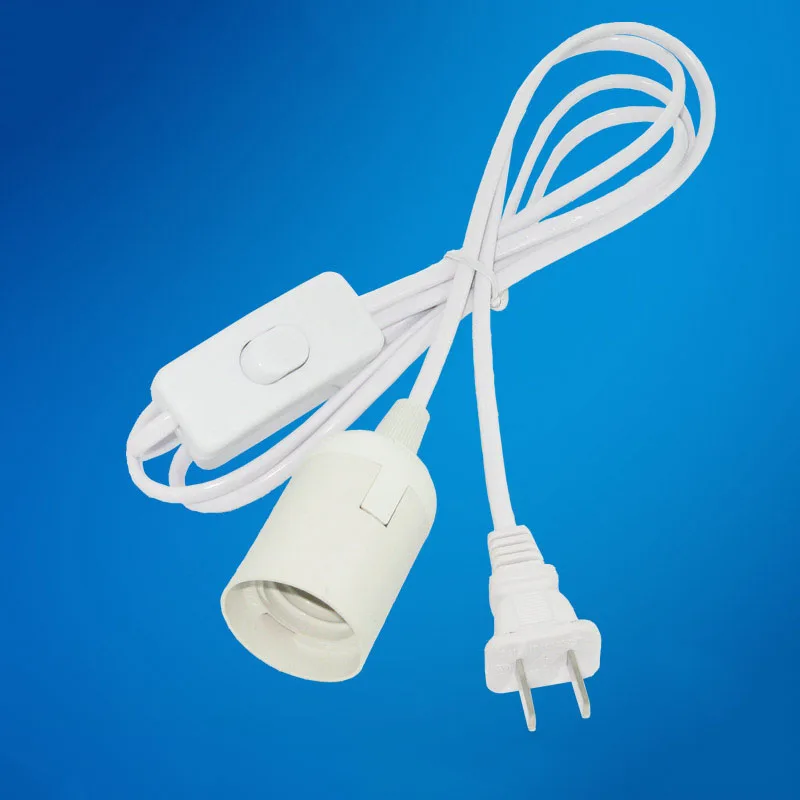 Top Quality E27 E26 LED Light Lamp Bulb Base Socket Holder to AC Wall