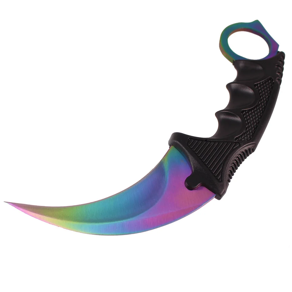 CS Cold counter strike CSGO тактический нож karambit нож для шеи hawkbill настоящий боевой бой походный лагерь на открытом воздухе глобальная Атака