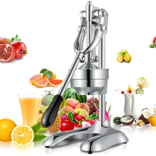 Нержавеющая Сталь Ручной пресс соковыжималка цитрусовый Лимон Апельсин гранат фруктовый сок экстрактор коммерческий или бытовой