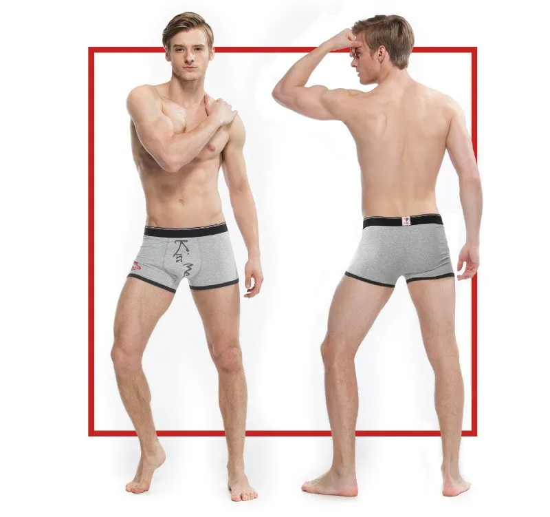 2017 New Couple Cotton Underwear Men Boxer Shorts and Women Briefs Red Lips Print Japanese Style Underpants for Couple (10)