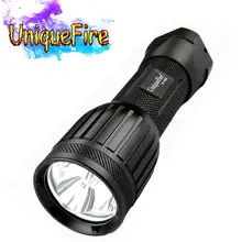 UniqueFire 1408 3800 лм фонарик из алюминиевого сплава корпус черный светодиодный фонарик Фонарь Лампа для диапазона до подводного