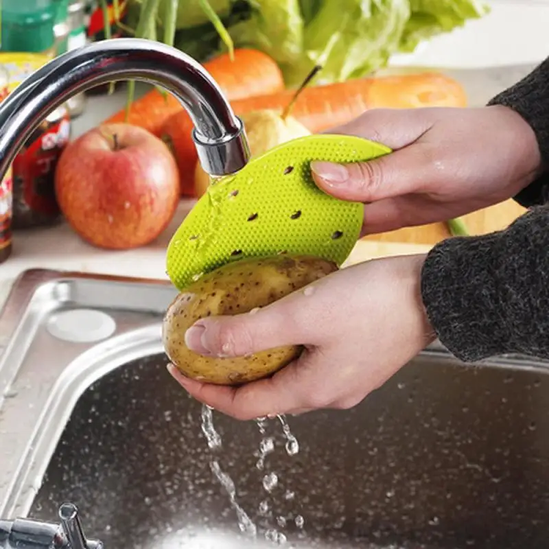 Новая многофункциональная щетка для чистки фруктов, овощей, картофеля, кухонное приспособление для дома, кухонные инструменты