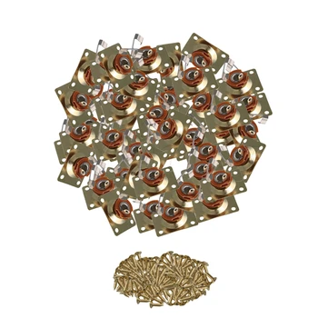 

Yibuy Gold Square Guitar Jack Plate & Socket for Electric Guitar Set of 50