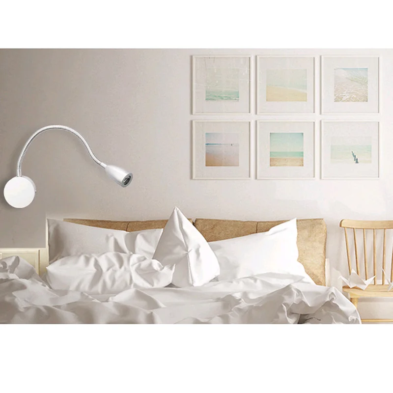 Настенный светильник светодиодный с гибким шлангом 3 Вт|wall lamp|wall light modernreading wall |