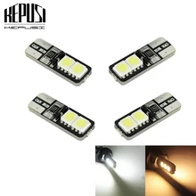 Buy 4pcs Bright Double No Error T10 LED 194 168 W5W Canbus 4 SMD 5050 LED Car Interior Bulbs Light Parking Width Lamp Free Shipping