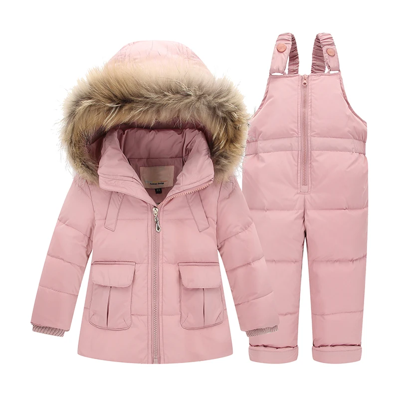 Buy Kids Snowsuits Winter Autumn Hooded Fur Down