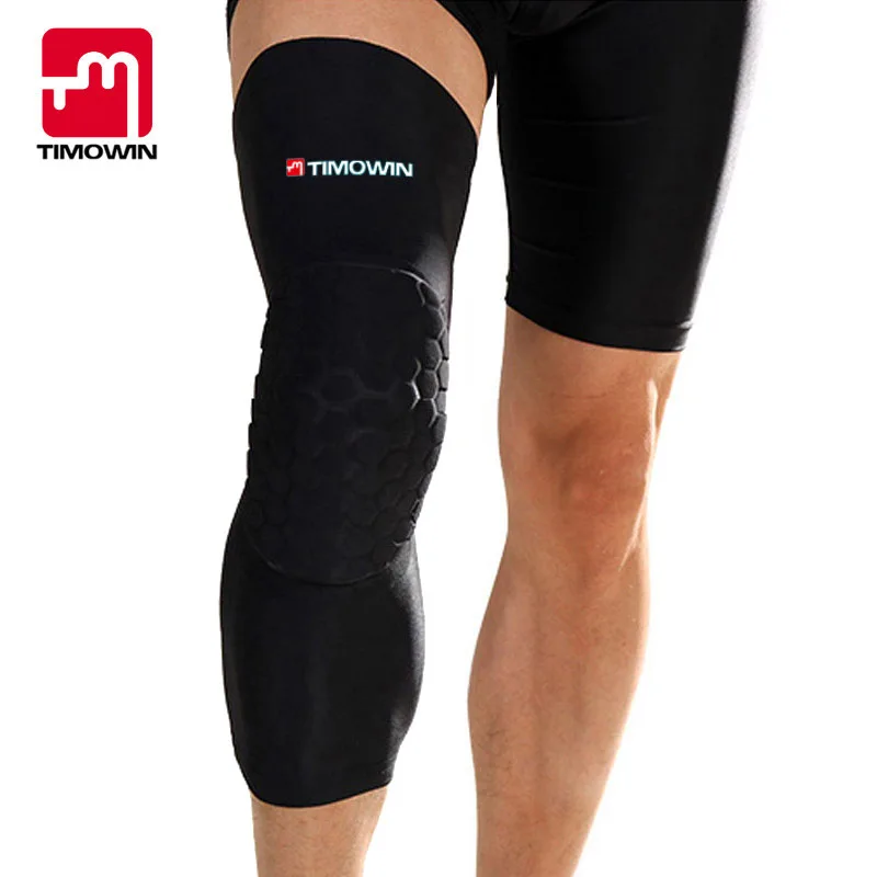 

Timowin 1 Piece Knee Pads Knee Protector Knee High Elasticity Support For Basketball Football Badminton High Quality Knee Brace