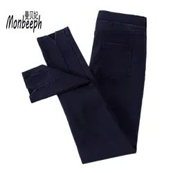Monbeeph Женские повседневные джинсы Штаны джинсовые штаны женские эластичные Стретч карандаш брюки женские большие размеры XL 2XL 3XL 4XL