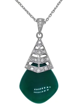 

Women's Pendant 100% 925 Sterling Silver Jewelry Pendant With Grade Agate Stone