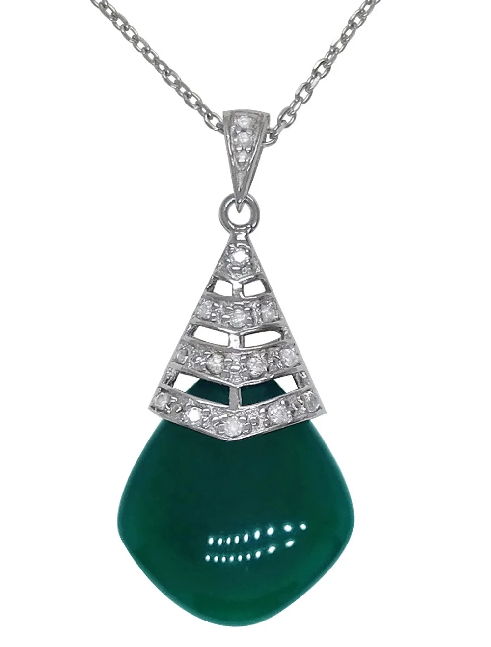

Women's Pendant 100% Real 925 Sterling Silver Jewelry Pendant With AAA Grade Agate Stone