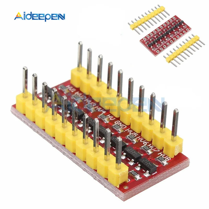 2/4/8 каналов IIC I2C логический уровень конвертер Би-плата управления модуль 2 4, 8 Way DC 3,3 V/5 V с контактами для Arduino Raspberry Pi