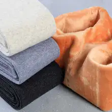 Плотные бархатные женские леггинсы с высокой талией, Стрейчевые хлопковые флисовые леггинсы, обтягивающие теплые зимние леггинсы, длинные женские брюки C5064