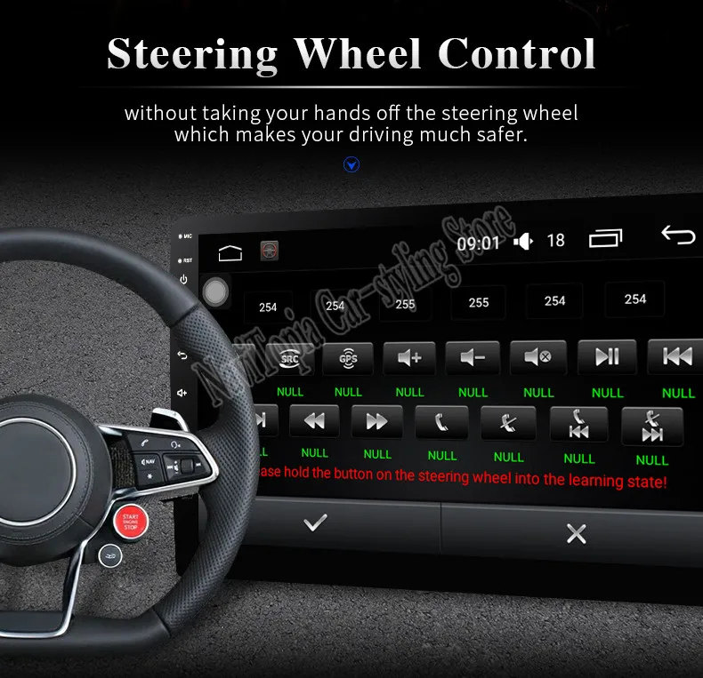 Cheap 10.1inch Android 9.0 Car Radio GPS Navigation Multimedia Stereo DVD Player for VW golf 7 2014 2015 2016 2017 2018 4