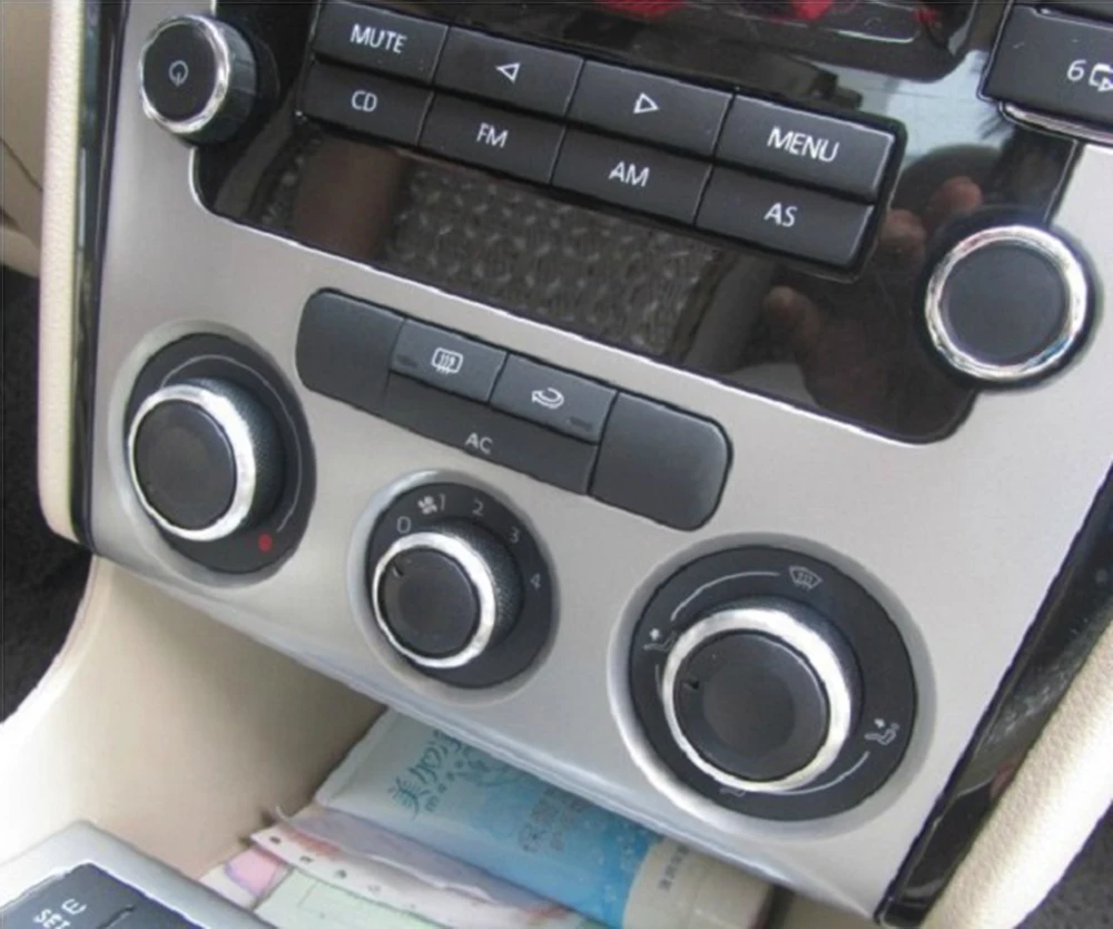 Car Air Conditioning Switch Knob car ac control switch For Volkswagen VW Golf4 MK4 Bora Passat B5 AC Heat Control Knob