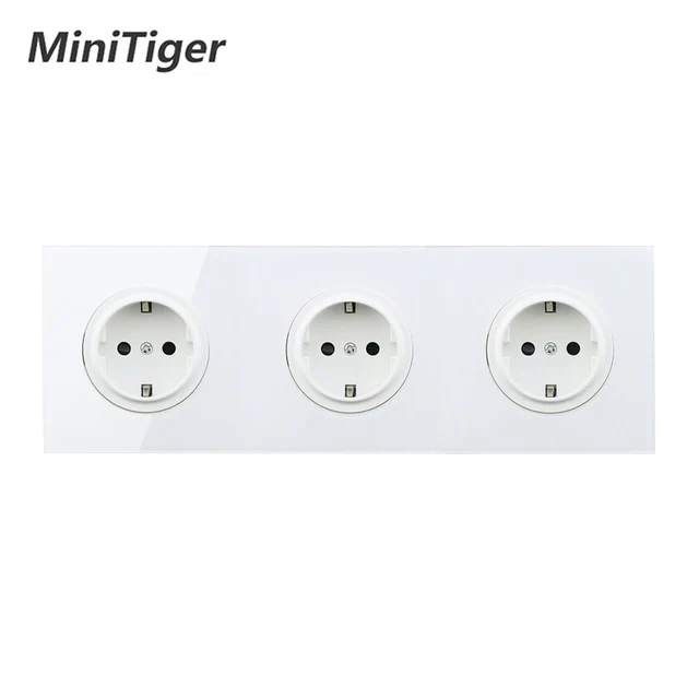Crystal-Glass-Socket-EU-DE-RU-16A-Socket-Crystal-Glass-Switch-Wall-Socket-Tempered-Glass-Panel