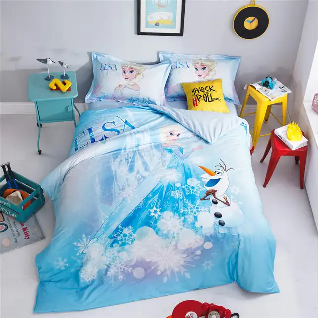 Frozen Elsa Princess Comforter bedding set twin size bedroom decor