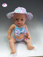 Fit 43cm Baby Born Zapf Baby Cute Swimsuit Clothes for dolls Children Birthday gift