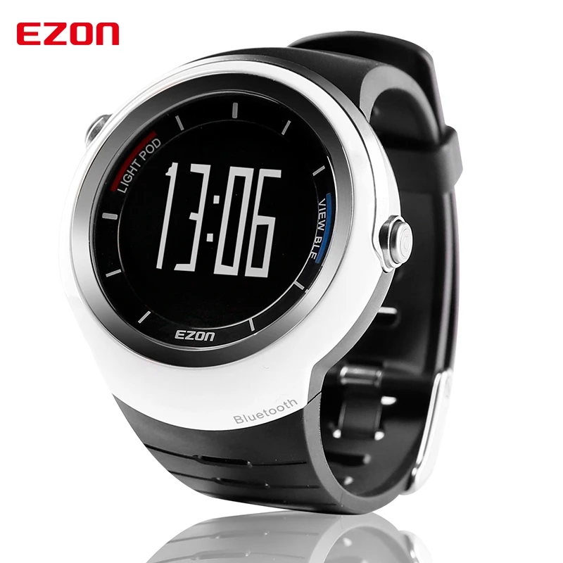 

EZON Smart Bluetooth Watch Men Women Waterproof Sport Digital Watch with Call Reminder Pedometer Alarm Clock Rechargeable Saat