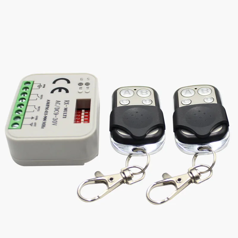 MULTI 280-868Mhz Universal Wireless Remote Control Switch 2CH Relay Receiver Module and RF 433 Mhz Remote Controls MULTI 280-868Mhz Universal Wireless Remote Control Switch 2CH Relay Receiver Module and RF 433 Mhz Remote Controls