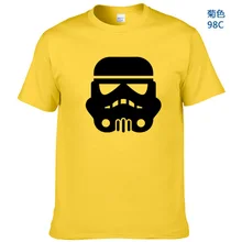 Звездные войны футболка мужская смешная футболка Звездные войны порг Штурмовик Топ Футболка одежда Звездные войны футболка