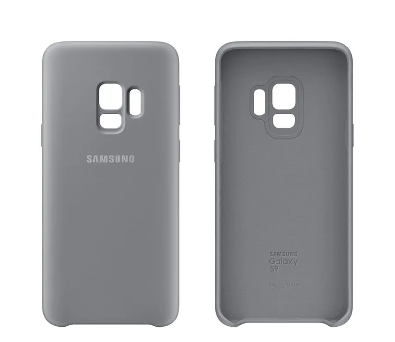 Оригинальный чехол для Samsung GALAXY S9 G9600 + Plus G9650 официальный силиконовый мягкая