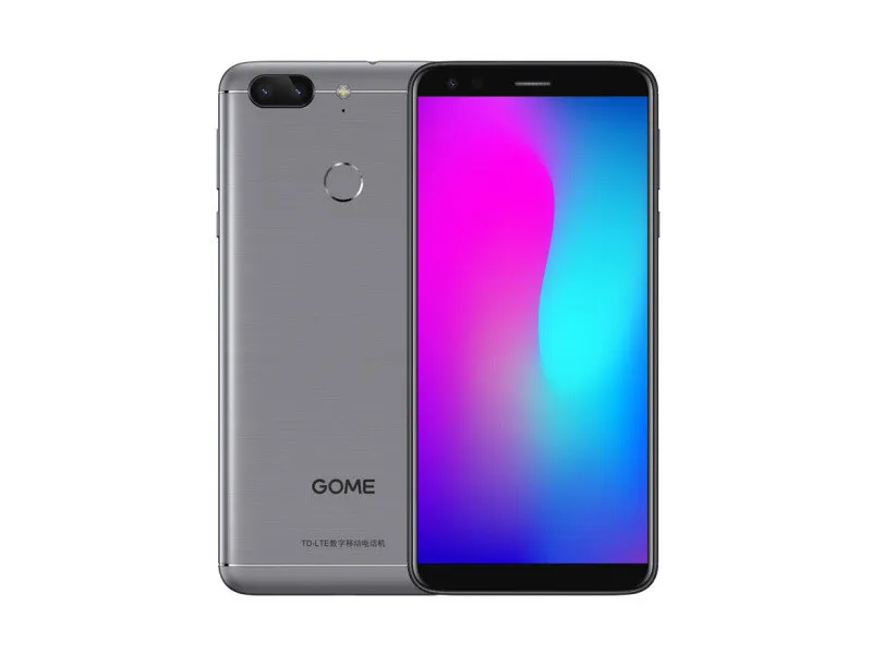 Смартфон GOME S7 5,7 дюймов 18:9 HD MT6750T Восьмиядерный ОЗУ 4 Гб ПЗУ 64 ГБ 4000 мАч двойная задняя камера 13 МП+ 8 МП 4G LTE мобильный телефон - Цвет: Gray