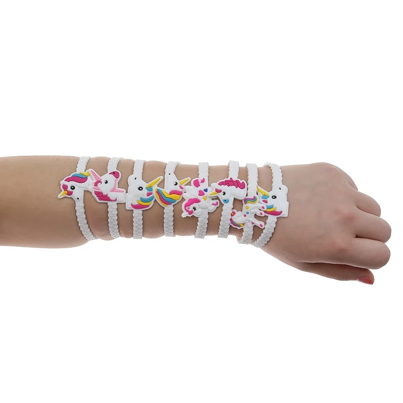 

1Pc 2019 Unicorn Party Rubber Bangle Bracelet