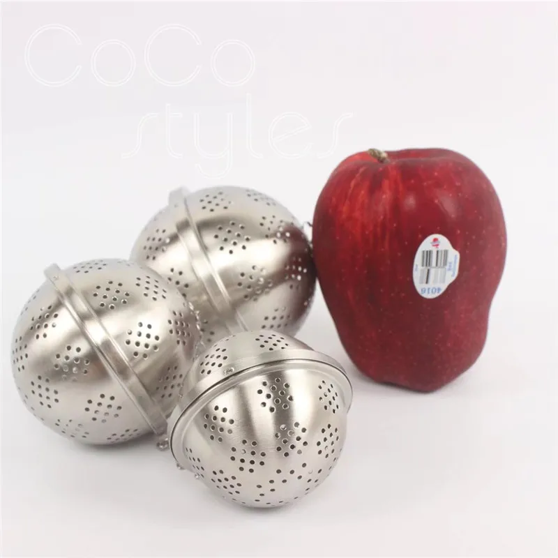 round Stainless steel silverteaball- 6usd  (2)