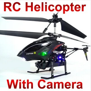 

Best Birthday Gift WL S977 3.5 CH Radio iphone remote Control Metal Gyro rc Helicopter With Camera quadcopter M087