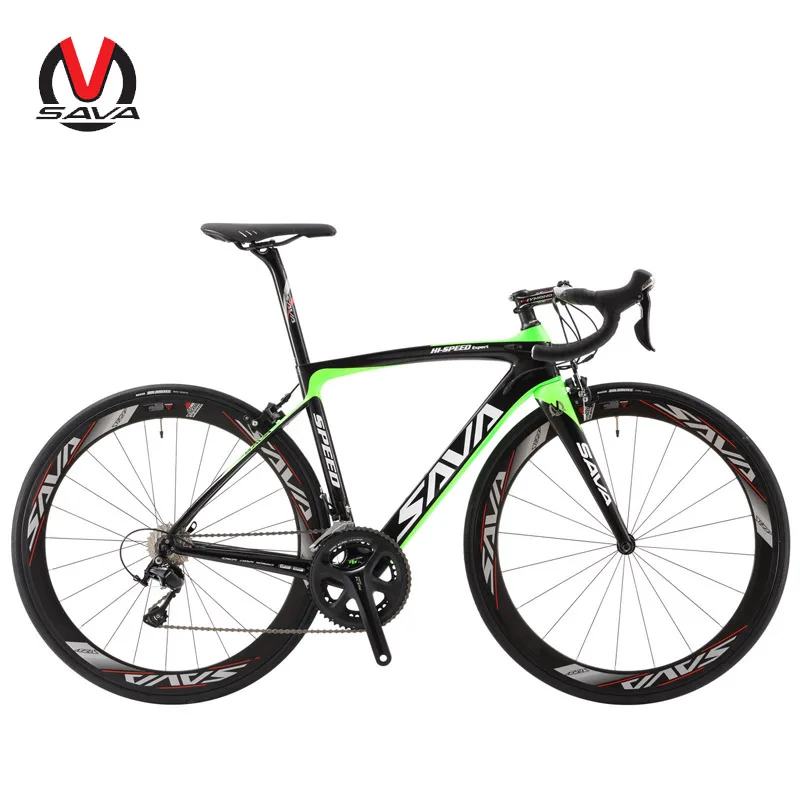 Image SAVA HERD5.0 700C Road Bike Carbon Bicycles Shimano 5800 105 Groupset Carbon Fiber Wheelset   Seatpost   Fork 22 Speed Bicicleta