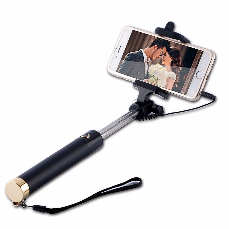 Luxury-Wired-Selfie-Stick-Extendable-Handheld-Monopod-Fold-Self-portrait-Holder-for-iPhone-5S-6-OnePlus-3-Huawei-P8-lite-Android (3)