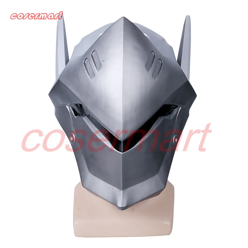 Game OW Over Watch Genji Overhead Helmet Cosplay Mask PVC Helmet Halloween Carnival Party Prop (6)