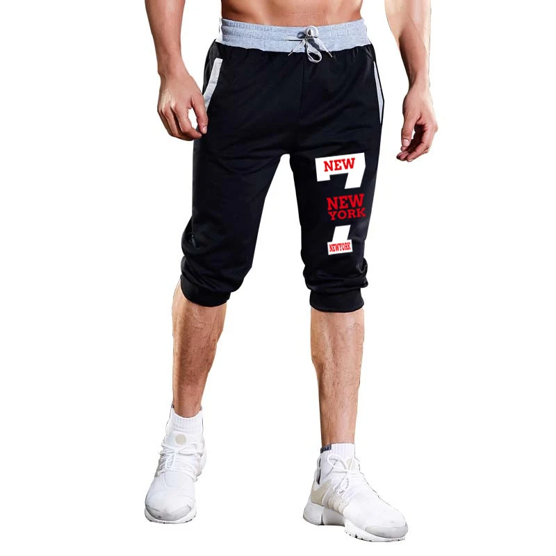 2019 новый летний бренд Для мужчин s спортивные для бега облегающие шорты мужские черные короткие брюки для бодибилдинга мужской Фитнес