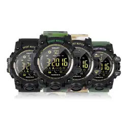 EX16S Многофункциональный Спорт Bluetooth Смарт часы 5ATM IP67 Водонепроницаемый Smartwatch Шагомер Секундомер Будильник