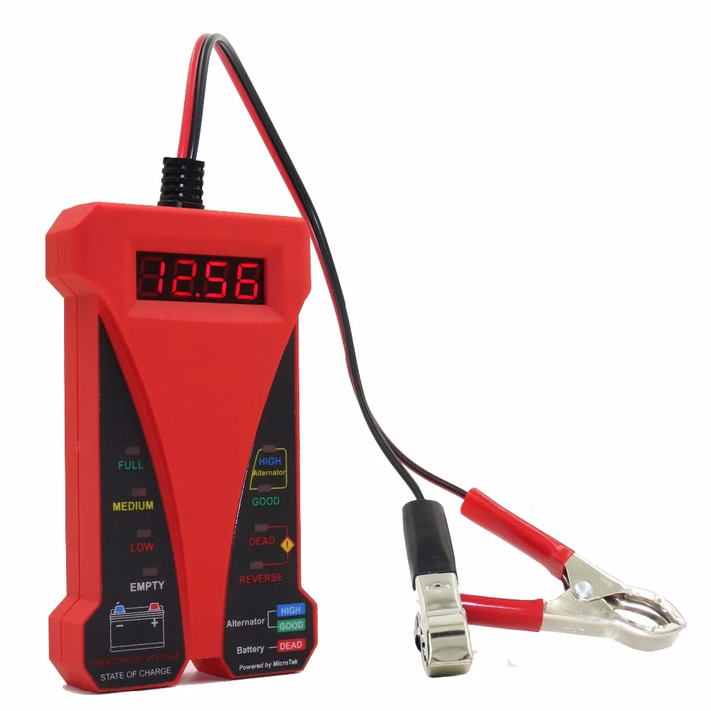 Цифровой Тестер Аккумуляторов MOTOPOWER MP0514C 12 В вольтметр генератор анализатор с ЖК