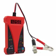 MOTOPOWER MP0514C 12 V Digitale Tester Batteria Auto Analizzatore con DISPLAY LCD e display A LED Voltmetro Alternatore Vernice di Gomma Rosso