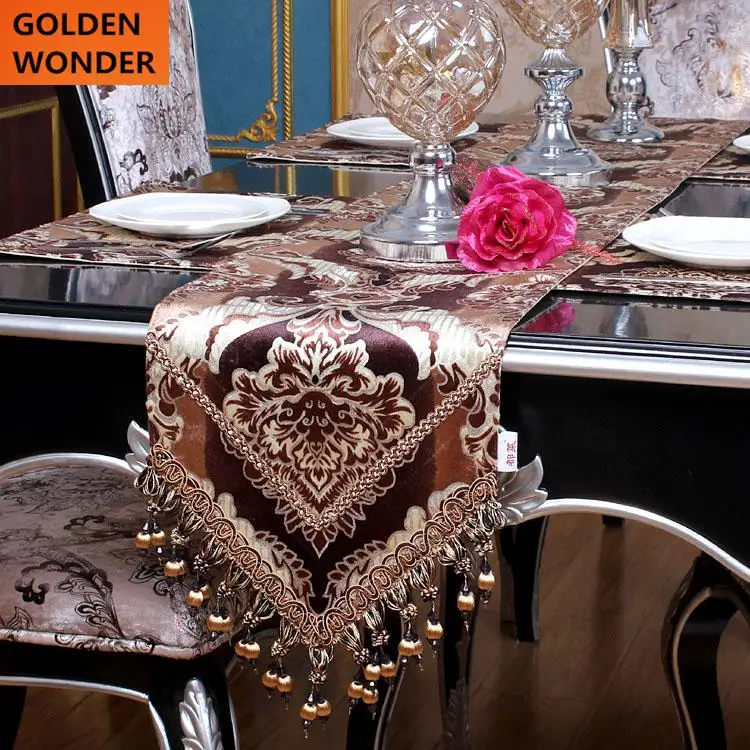 European Luxury Modern Classic Table Runners Bed Flag Wedding