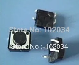 

FREE SHIPPING 100PCS DIP 12X12X6(h)MM Tactile Tact Push Button Micro Switch Momentary (High temperature resistant ROHS)